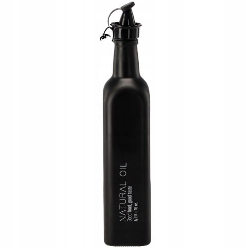 Butelka na oliwę / ocet z dozownikiem 500ml CZARNA