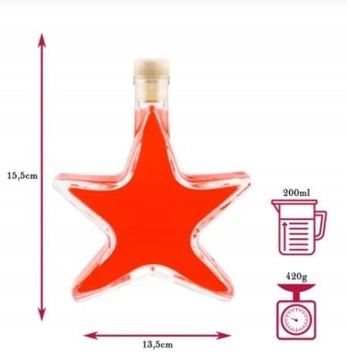 Butelka Gwiazdka 200ml + korek