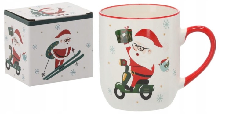 Kubek porcelanowy 420ml ŚWIĄTECZNY