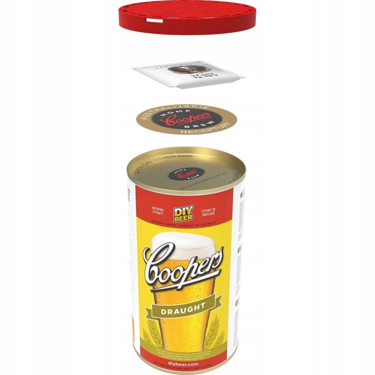 Koncentrat do piwa DRAUGHT 1,7kg COOPERS
