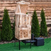 Wędzarnia drewniana modułowa PLUS 2x50cm PK