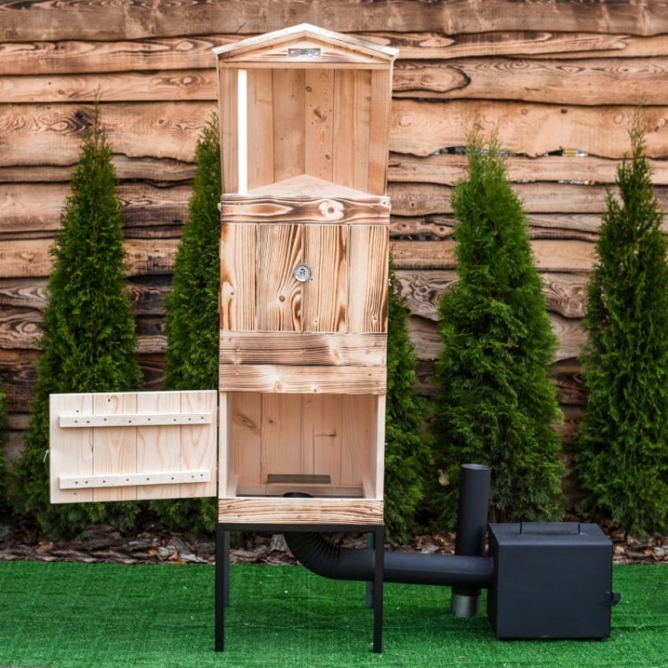 Wędzarnia drewniana modułowa PLUS 2x50cm PK