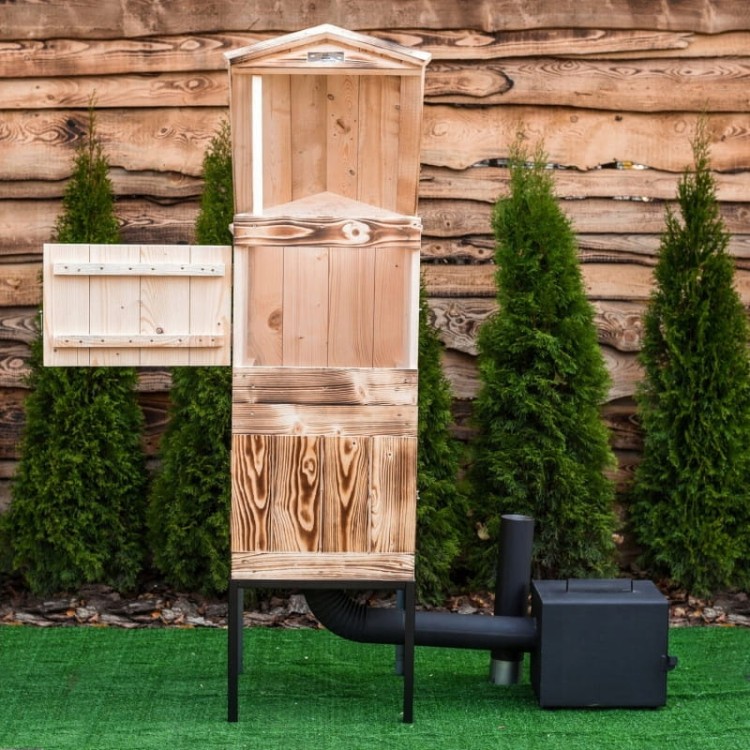 Wędzarnia drewniana modułowa PLUS 2x50cm PK