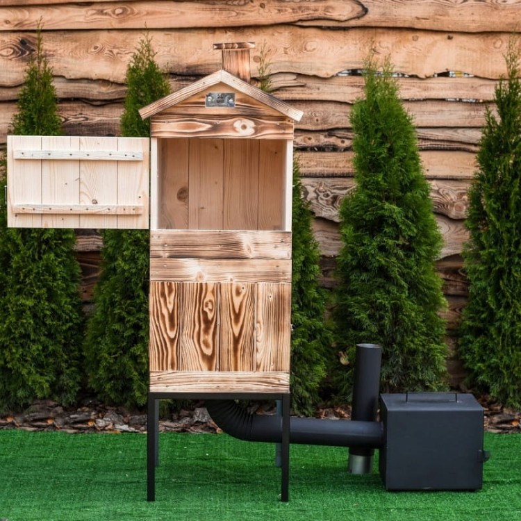 Wędzarnia drewniana modułowa PLUS 2x50cm PK