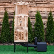 Wędzarnia drewniana modułowa PLUS 2x50cm PK