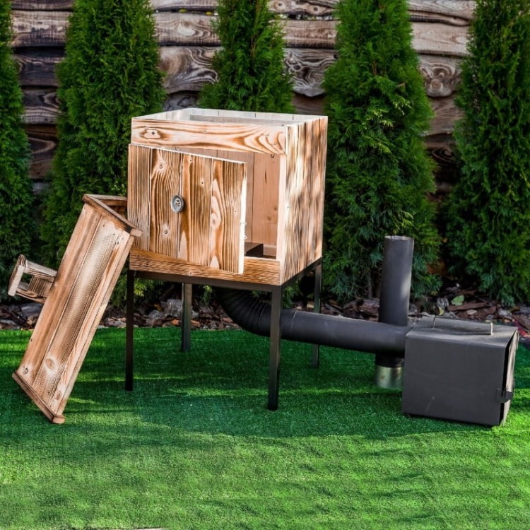 Wędzarnia drewniana modułowa 50cm PK