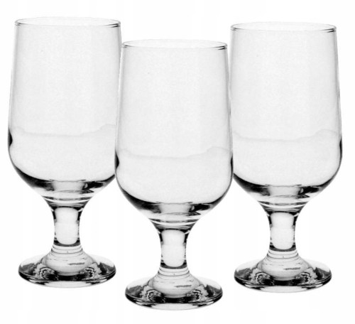 Szklanki kufle do piwa 6szt 385ml STOPKA BELEK