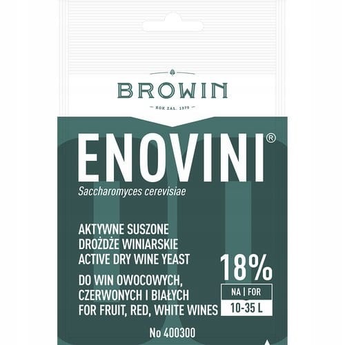Drożdże do wina ENOVINI 7g 18%