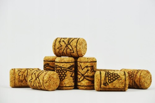 Korek naturalny 23/38 z NADRUKIEM aglomerat 10szt