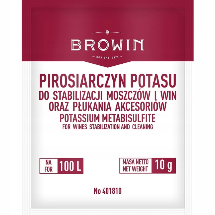Pirosiarczyn potasu (10g)