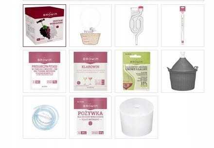 Zestaw winiarski 15L