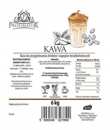 Koncentrat KAWÓWKA 6kg