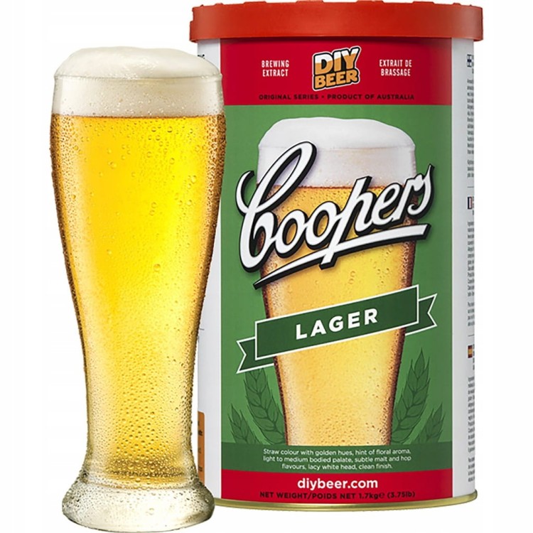 Koncentrat do piwa. LAGER 1,7kg COOPERS