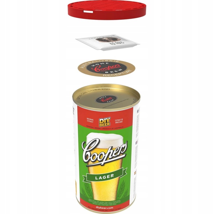 Koncentrat do piwa. LAGER 1,7kg COOPERS
