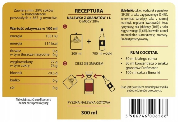 Koncentrat GRANAT 300ml