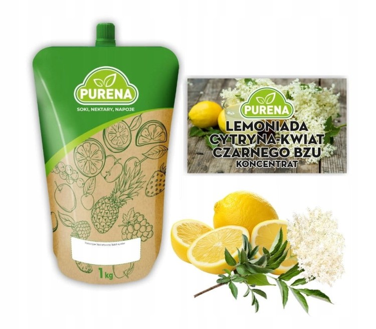 Koncentrat CYTRYNA CZARNY BEZ 1kg