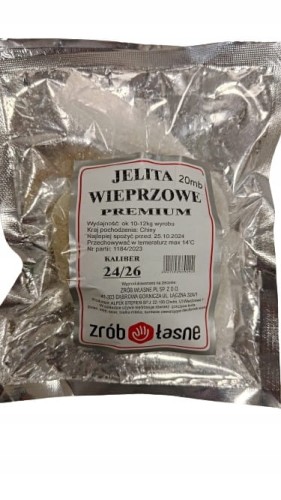 Jelita 20mb 24/26 wieprzowe PREMIUM
