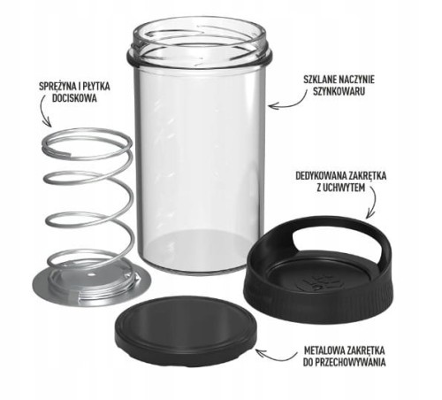 Szynkowar szklany na 450g BW