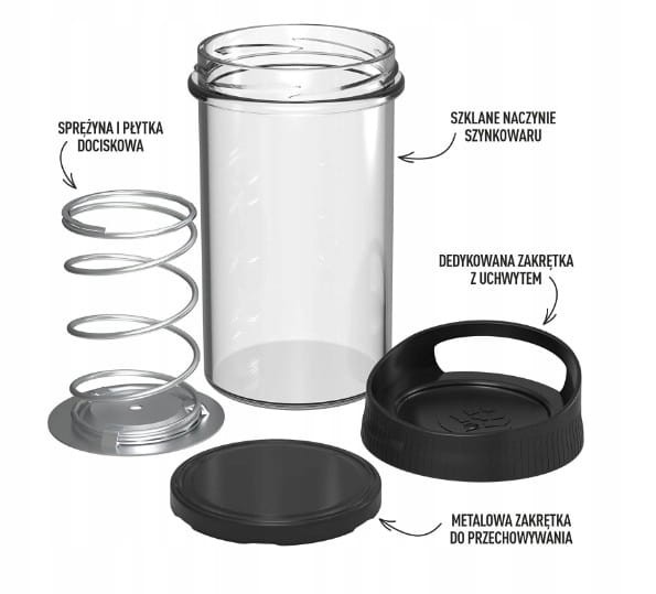 Szynkowar szklany na 450g BW