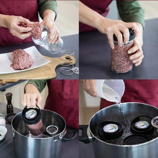 Szynkowar szklany na 450g BW