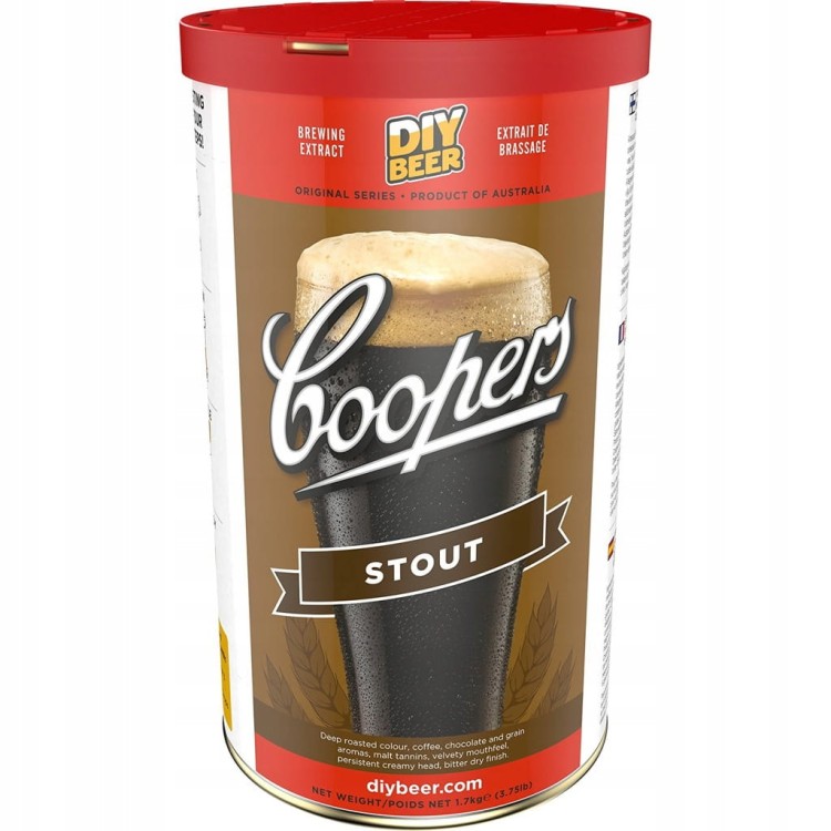 Koncentrat do piwa STOUT 1,7kg COOPERS