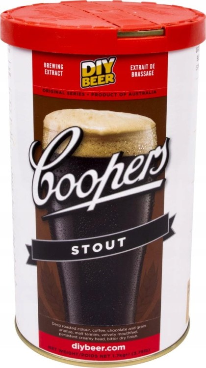 Koncentrat do piwa STOUT 1,7kg COOPERS