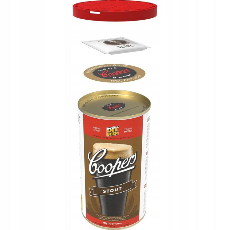 Koncentrat do piwa STOUT 1,7kg COOPERS