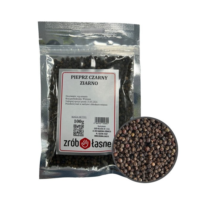 Pieprz czarny ziarno 100g