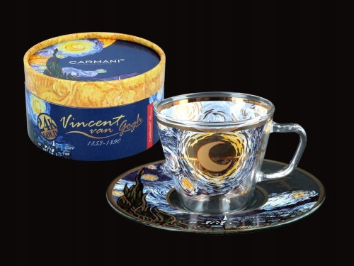 Filiżanka espresso szkło van Gogh NOC 100ml HP