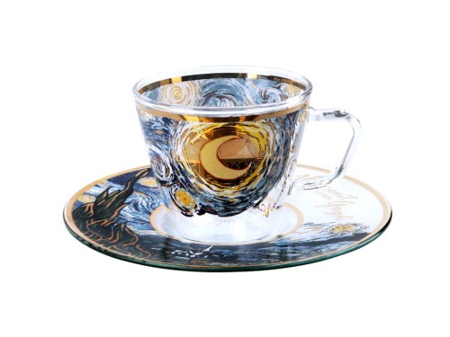 Filiżanka espresso szkło van Gogh NOC 100ml HP