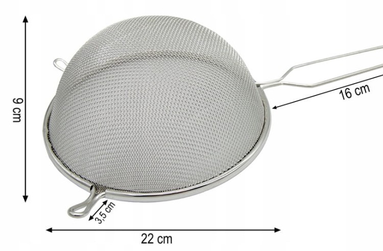 Sitko stalowe 22cm