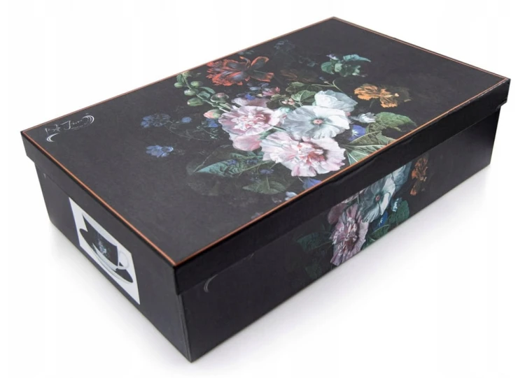 KOMPLET filiżanek 270ml ze spodkiem 6+6 CZARNE