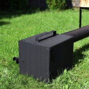 WĘDZARNIA OGRODOWA DREWNIANA 60cm PREMIUM OPALANA Pan Kornik
