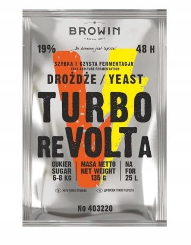 Turbo REVOLTA 48h BW pomarańczowe
