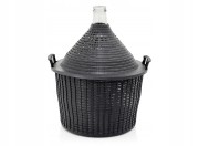 Balon do wina 54L w koszu plastikowym