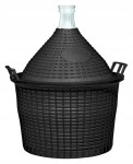 Balon do wina 34L w koszu plastikowym