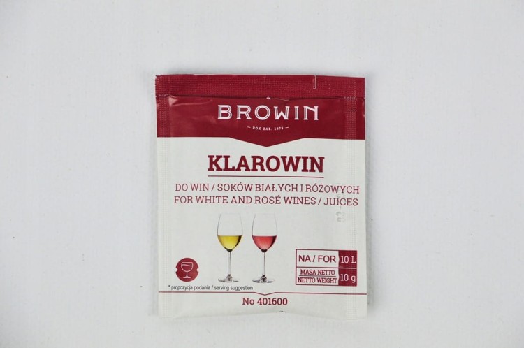 KLAROWIN do win białych i różowych 10g