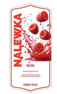 Etykieta MALINA MALINÓWKA ZW