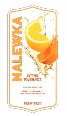 Etykieta CYTRYNA POMARAŃCZA ZW