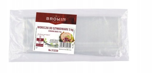 Woreczki foliowe do szynkowaru 3kg 20szt BW