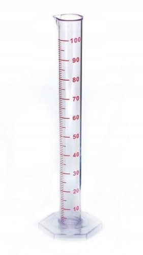 Menzurka PLASTIKOWA 100ml z podziałką i podstawką