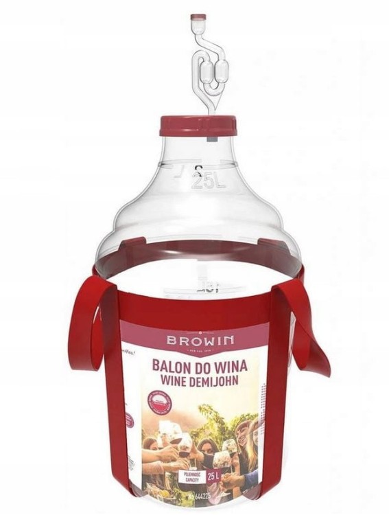 Balon PLASTIKOWY PET 25L BW z szelkami