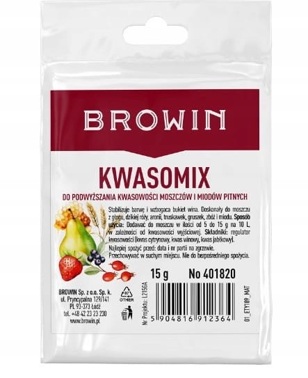 Regulator kwasowości KWASOMIX 15g BW