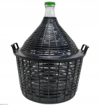Balon do wina 25L w koszu plastikowym