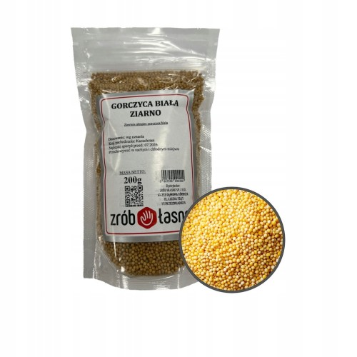 Gorczyca biała ziarno 200g