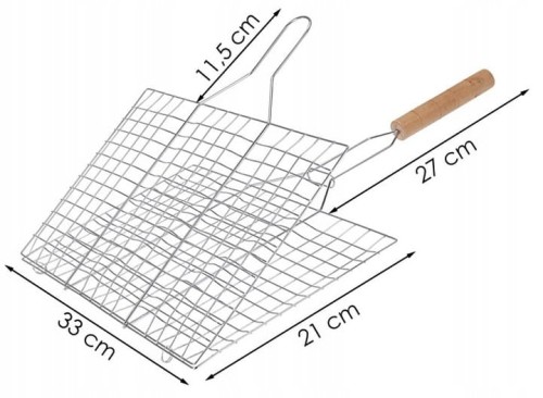 Ruszt do grilla 40x30 stal kratka