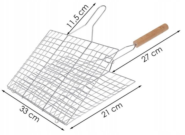 Ruszt do grilla 40x30 stal kratka