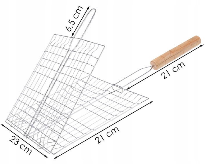 Ruszt do grilla 22x22 stal kratka