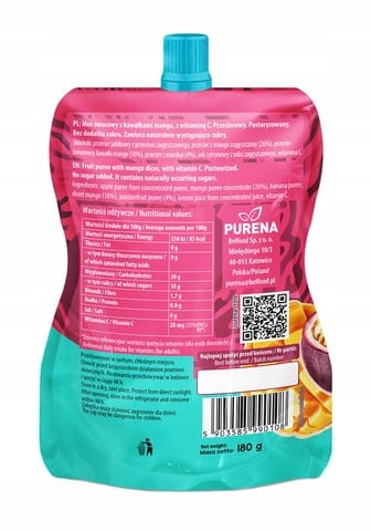 Przekąska mango-marakuja 180g chrupaczka