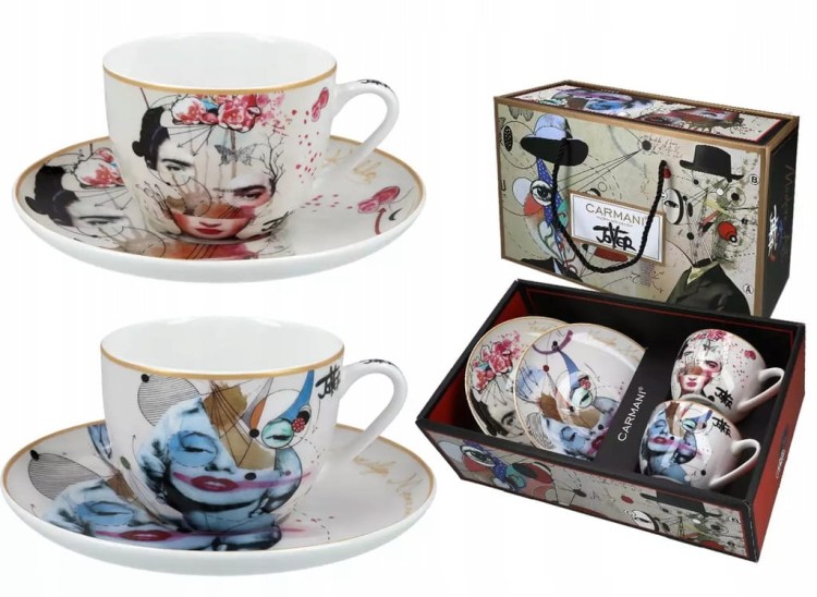 Kpl 2 filiżanek MARILYN I FRIDA 250ml HP